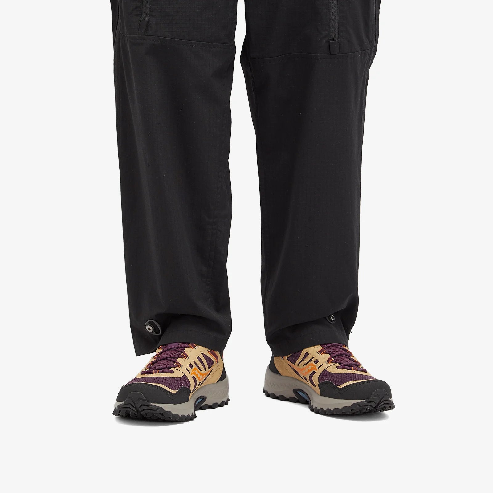 SAUCONY GRID PEAK PURPLE/ORANGE