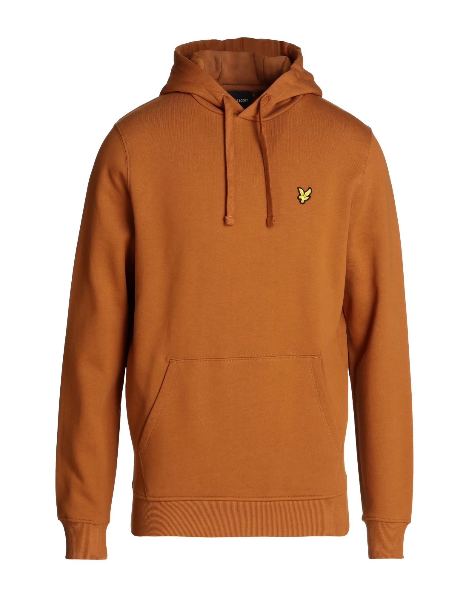 LYLE & SCOTT PULLOVER HOODIE CIDER BROWN