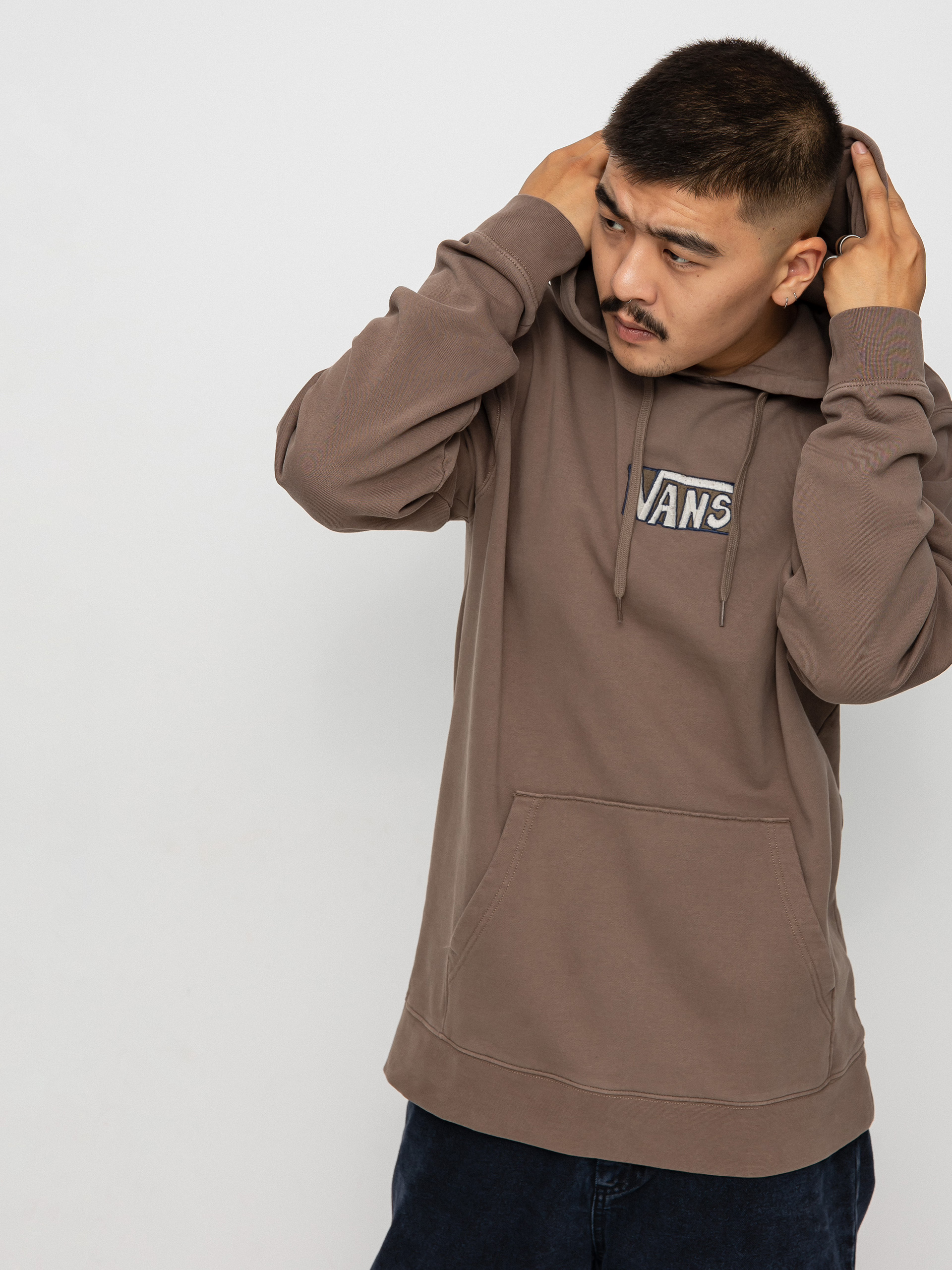 VANS SEASONAL COLOR VINTAGE WASH PO HOODIE CANTEEN