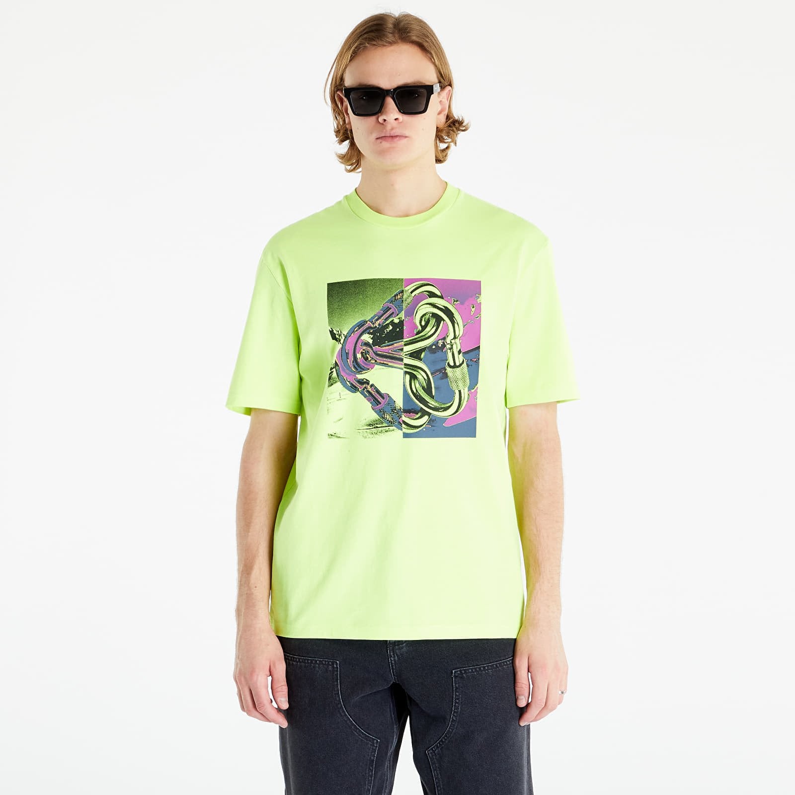 THE NORTH FACE GRAPHIC T-SHIRT LED YELLOW