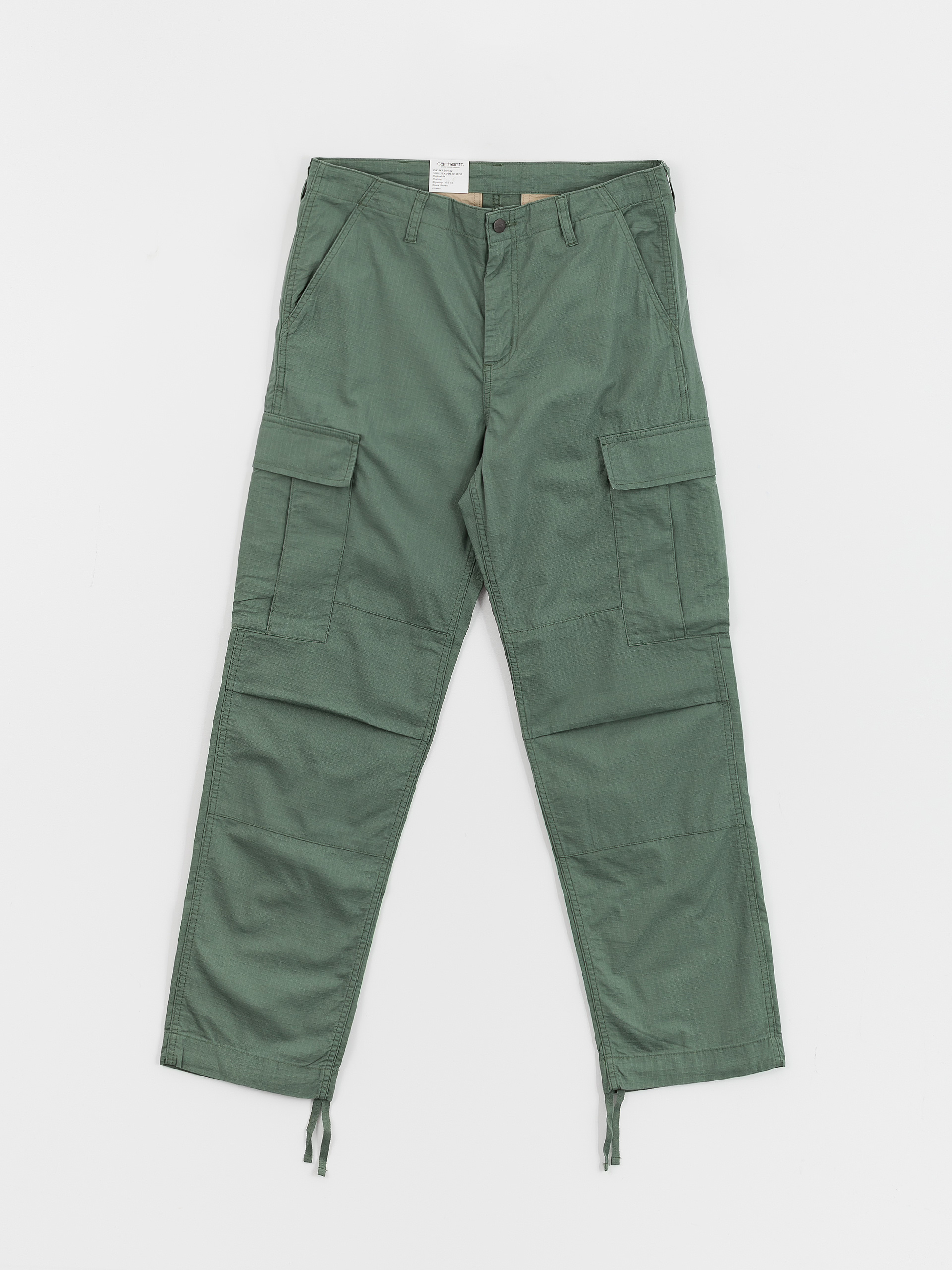 CARHARTT REGULAR CARGO PANT DUCK GREEN RINSED