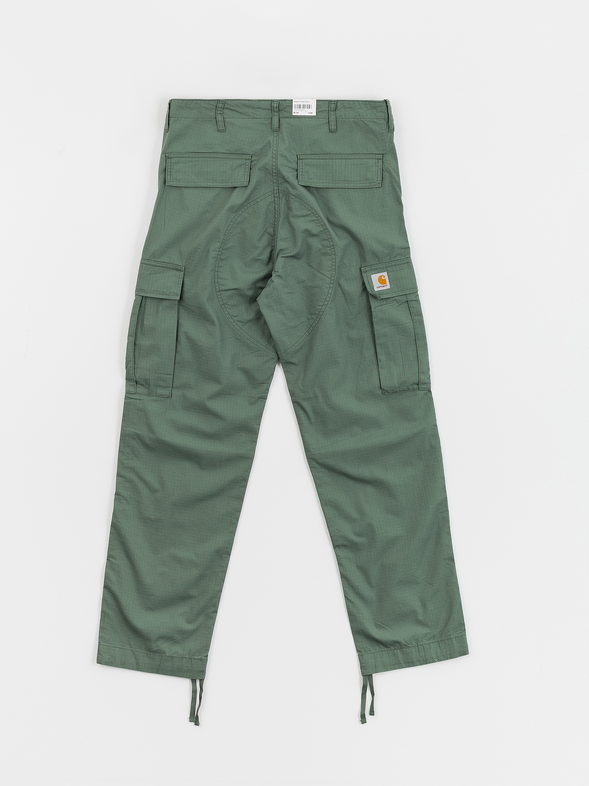 CARHARTT REGULAR CARGO PANT DUCK GREEN RINSED