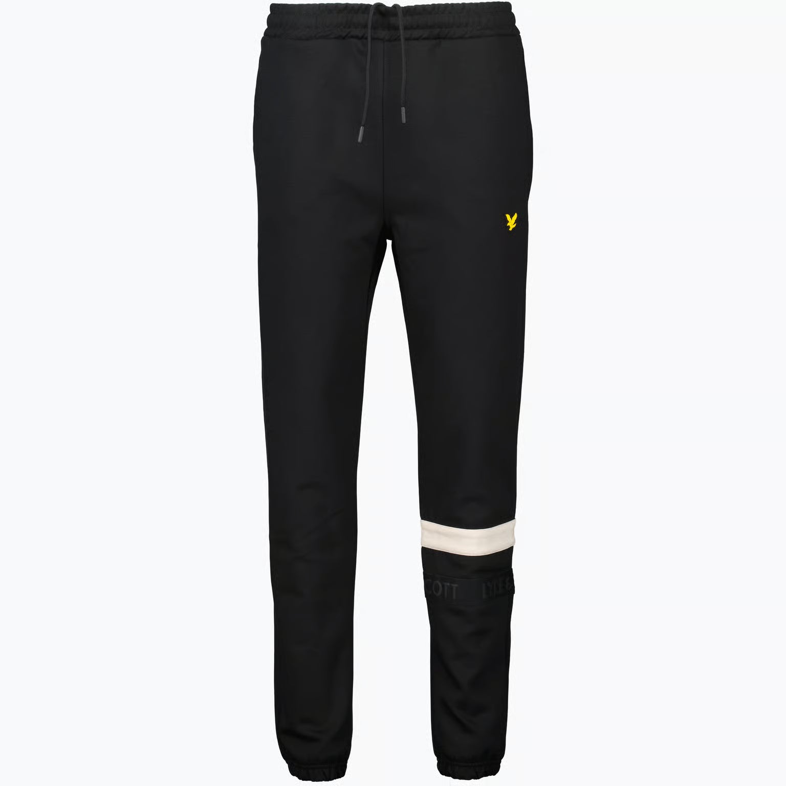 LYLE & SCOTT STRIPE SWEAT TRACKIES JET BLACK