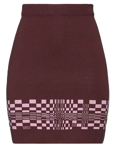 W OBEY MELISSA SWEATER SKIRT SEPIA MULTI