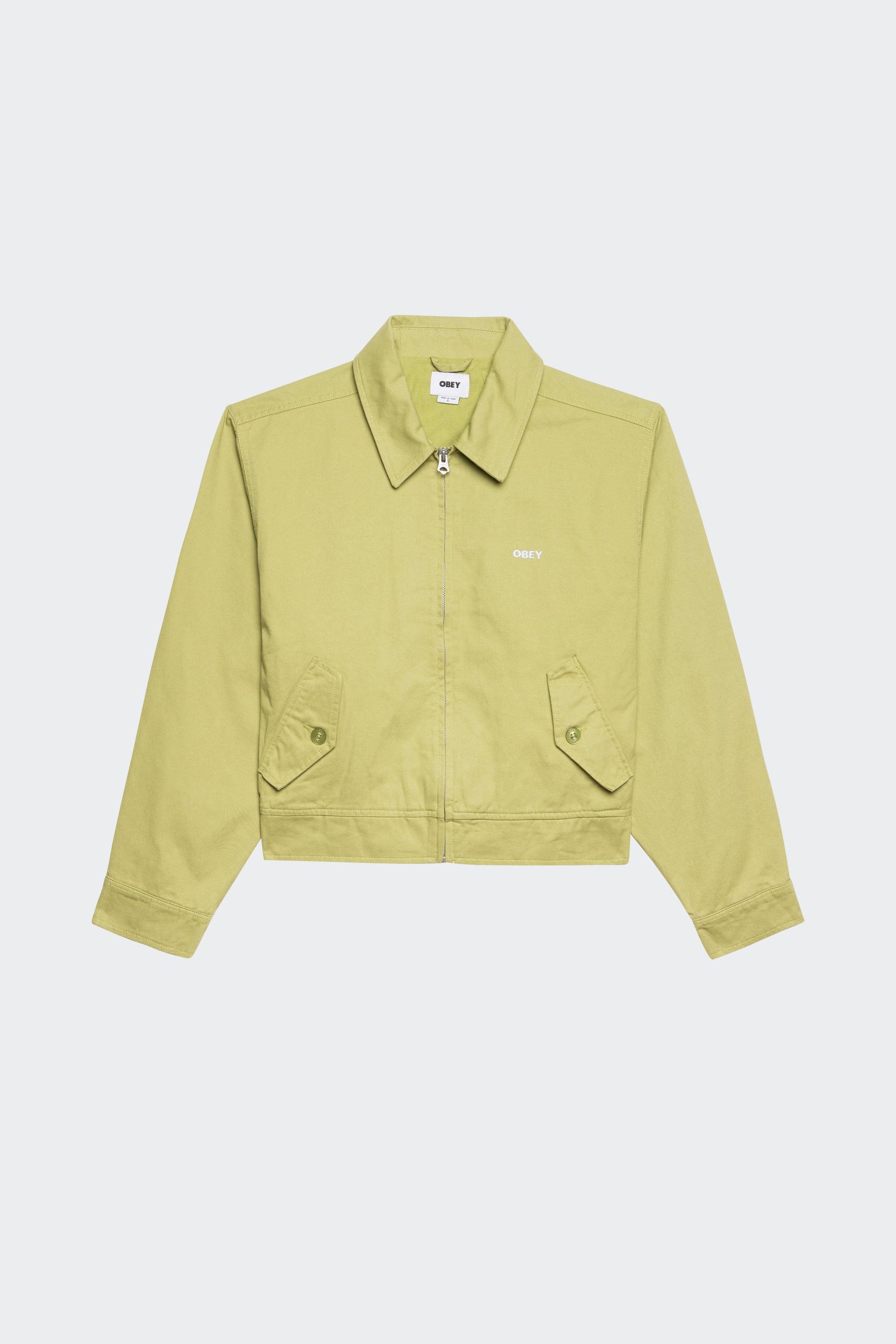 W OBEY BRIANA BLOUSON JACKET BAY LEAF