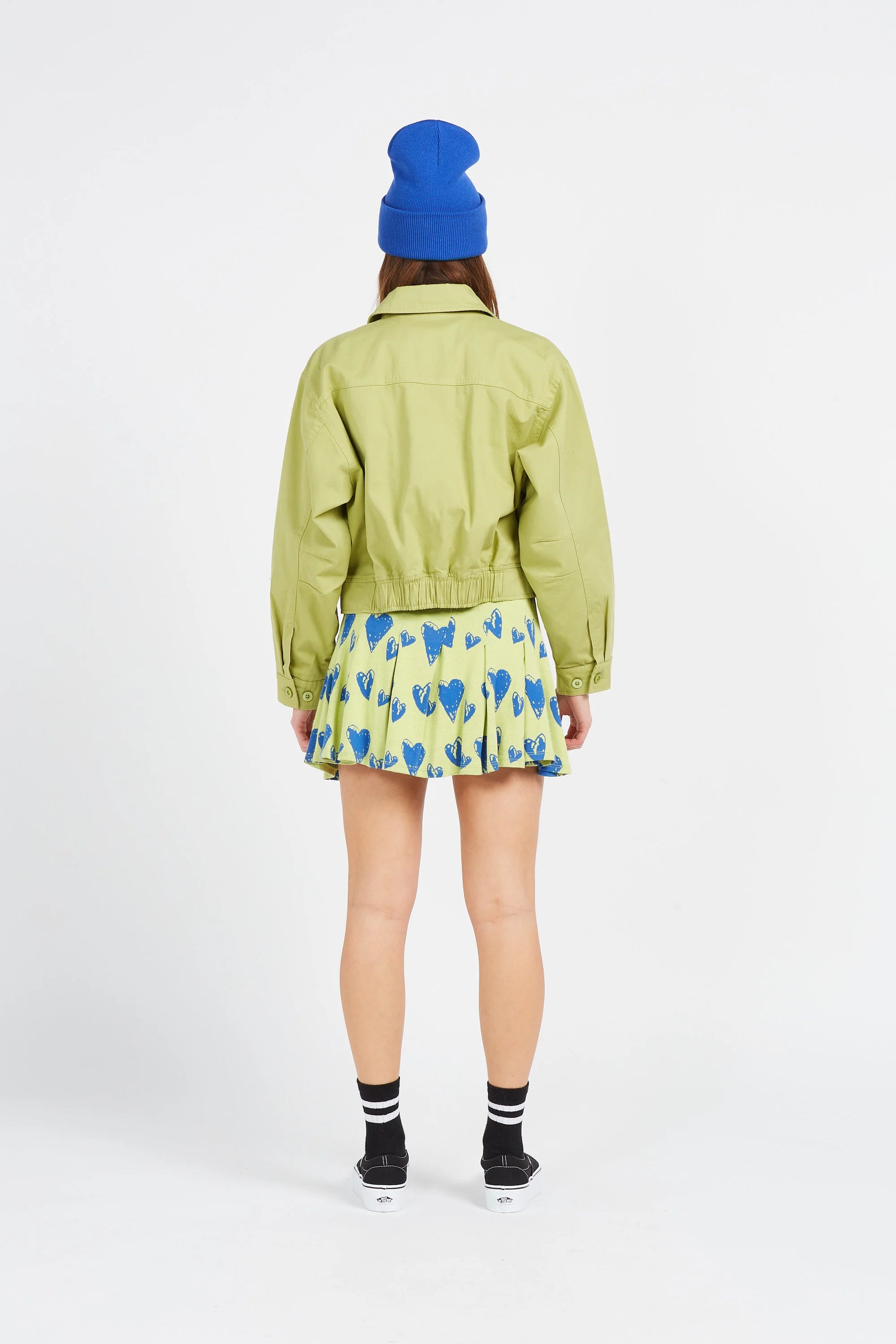 W OBEY BRIANA BLOUSON JACKET BAY LEAF