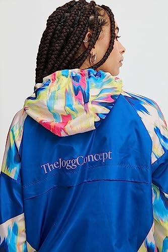 W THE JOGG CONCEPT IDA AOP SHORT JACKET NEON PINK MIX