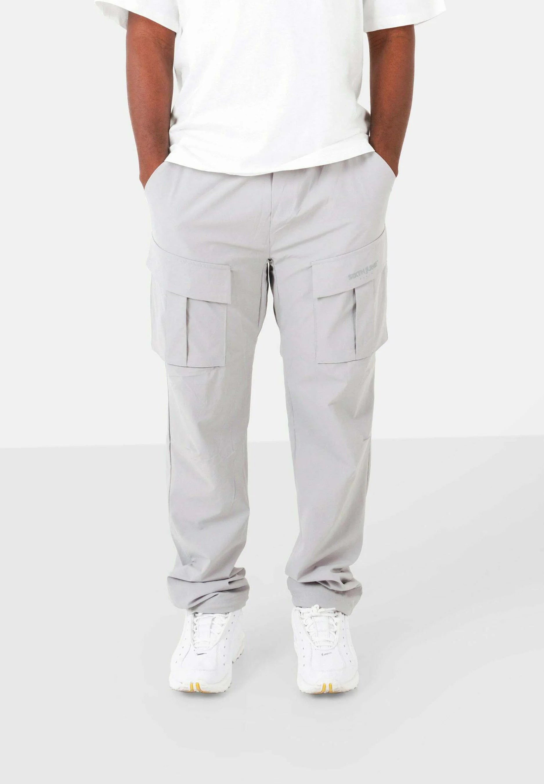 SIXTH JUNE PANT TECH FRONT POCKET CARGO GREY