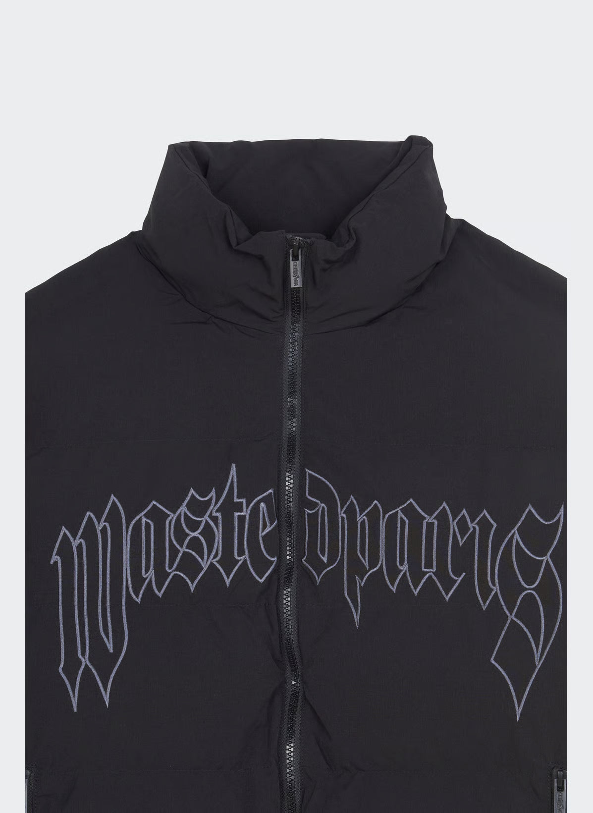 WASTED PARIS PUFFER NYLON PITCHER BLACK