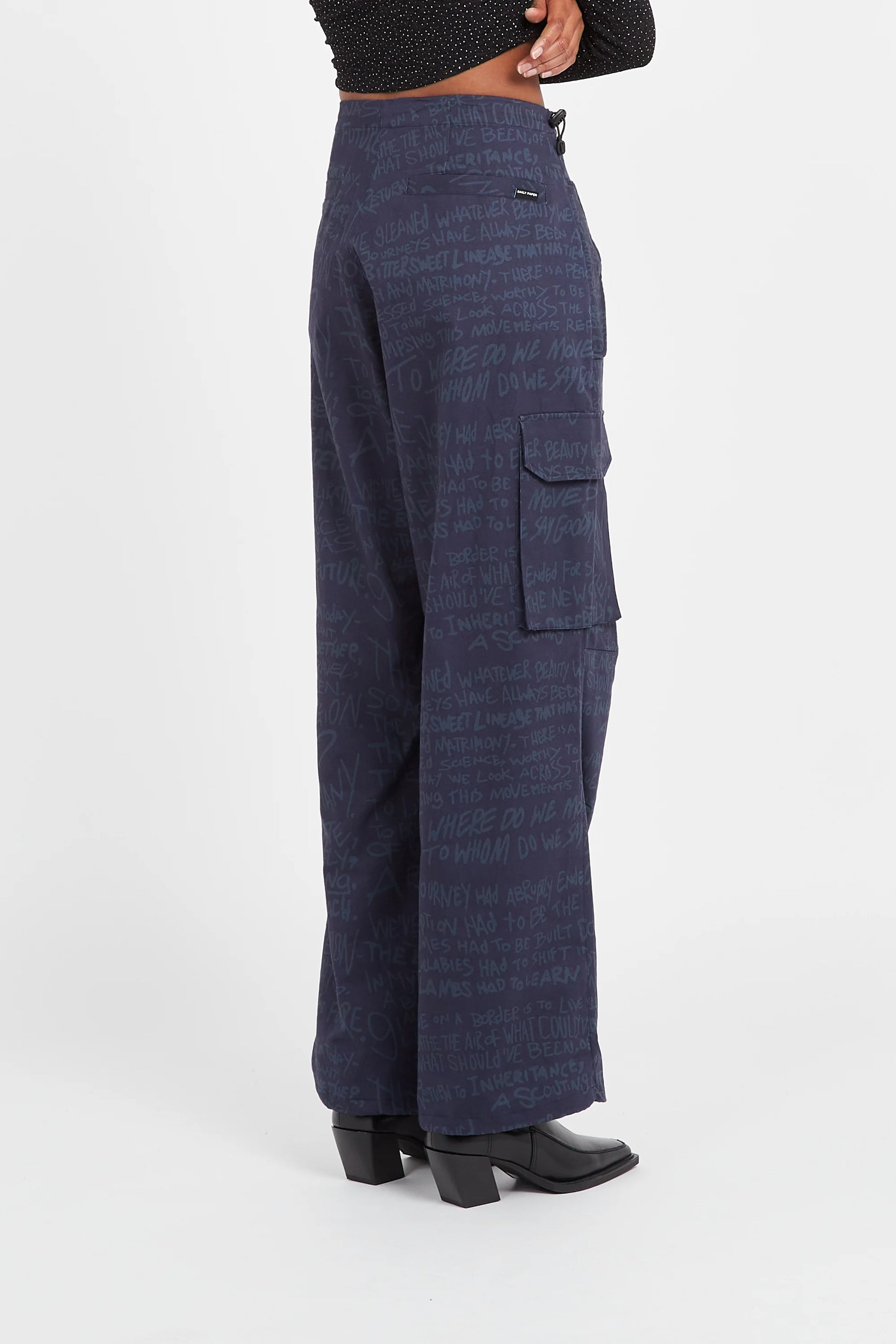 W DAILY PAPER RUTH PANT DEEP NAVY