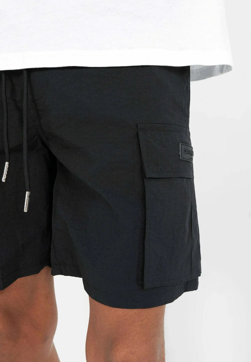SIXTH JUNE UTILITY SHORT BLACK