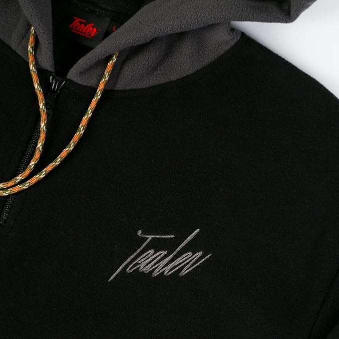TEALER POLAR SIGNATURE HOODIE BLACK