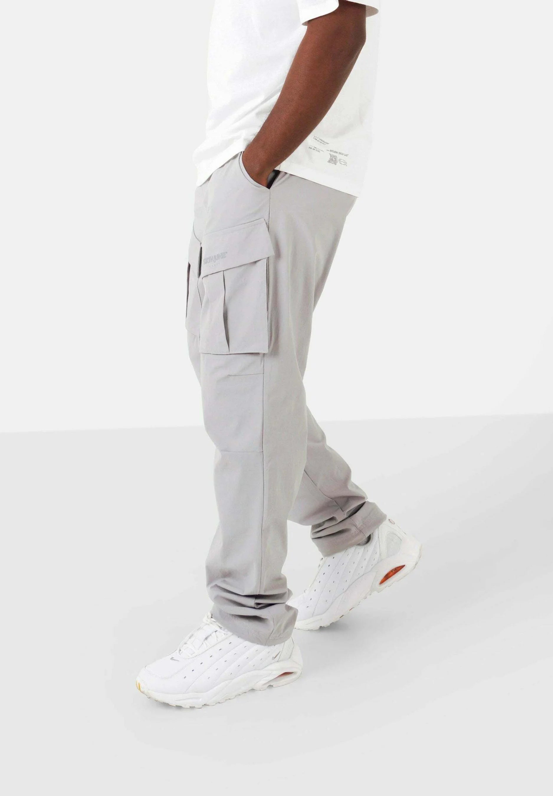 SIXTH JUNE PANT TECH FRONT POCKET CARGO GREY