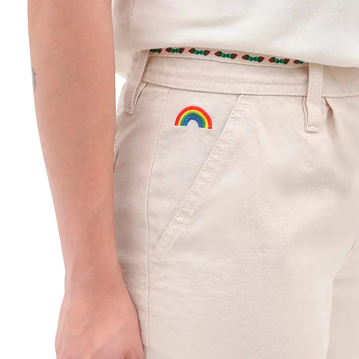 W VANS ANAHEIM SIDEWALL SHORT NATURAL