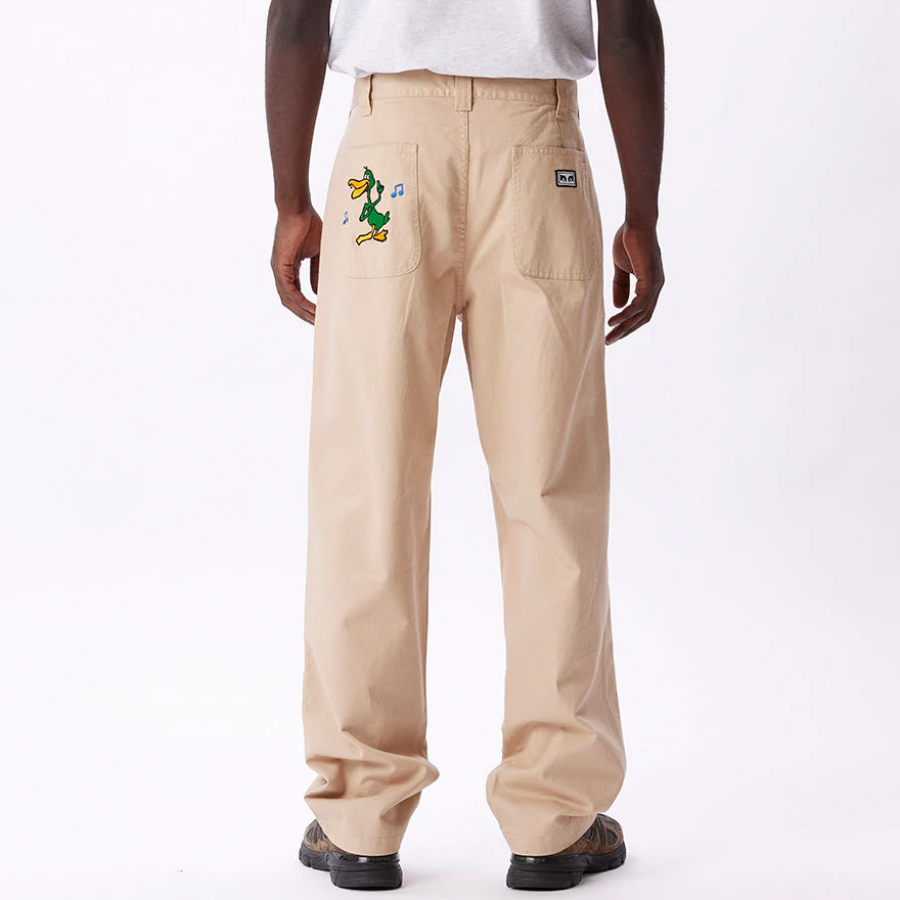 OBEY TURNER TWILL PANT IRISH CREAM