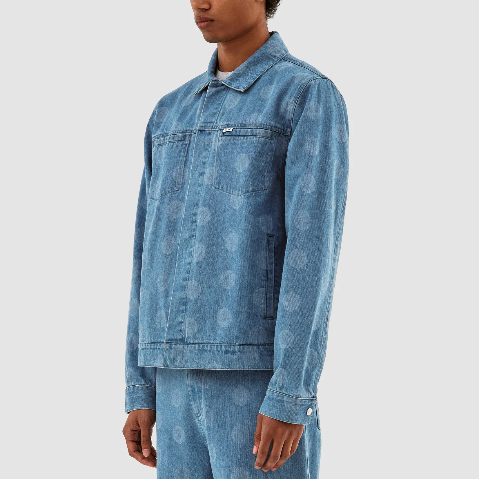 ARTE DOTS FADE JACKET BLEACH DENIM