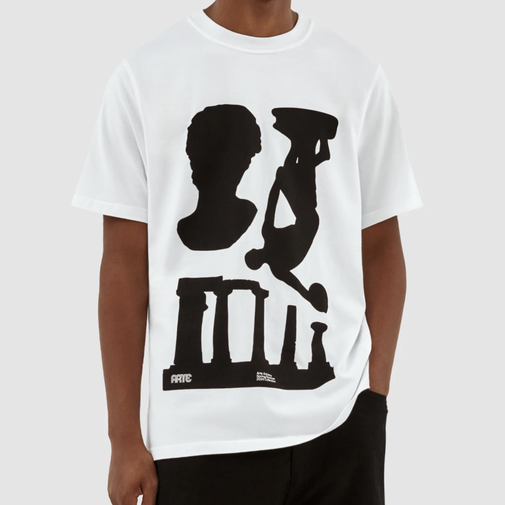 ARTE TEO PRINT T-SHIRT WHITE