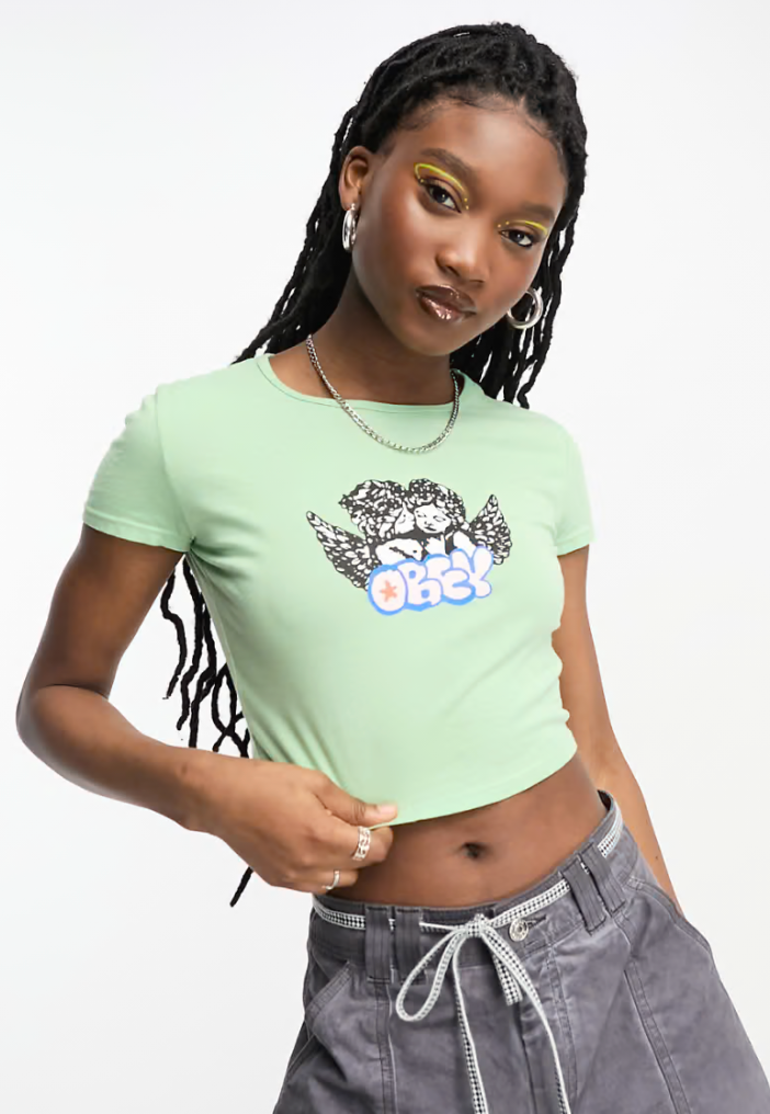 W OBEY CHERUB CHEEK KISS GREEN FIG