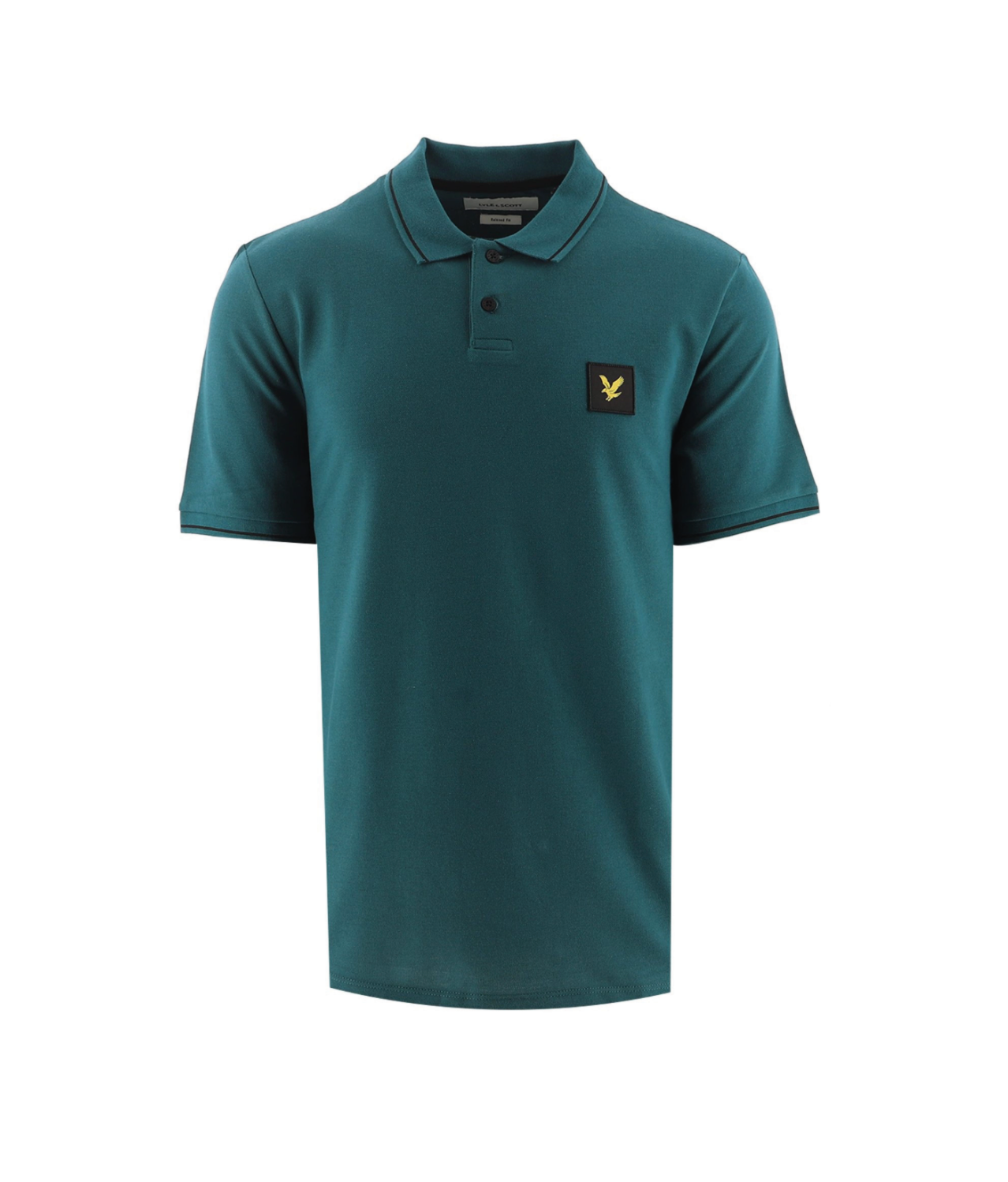 LYLE & SCOTT TIPPED POLO SHIRT MALACHITE GREEN
