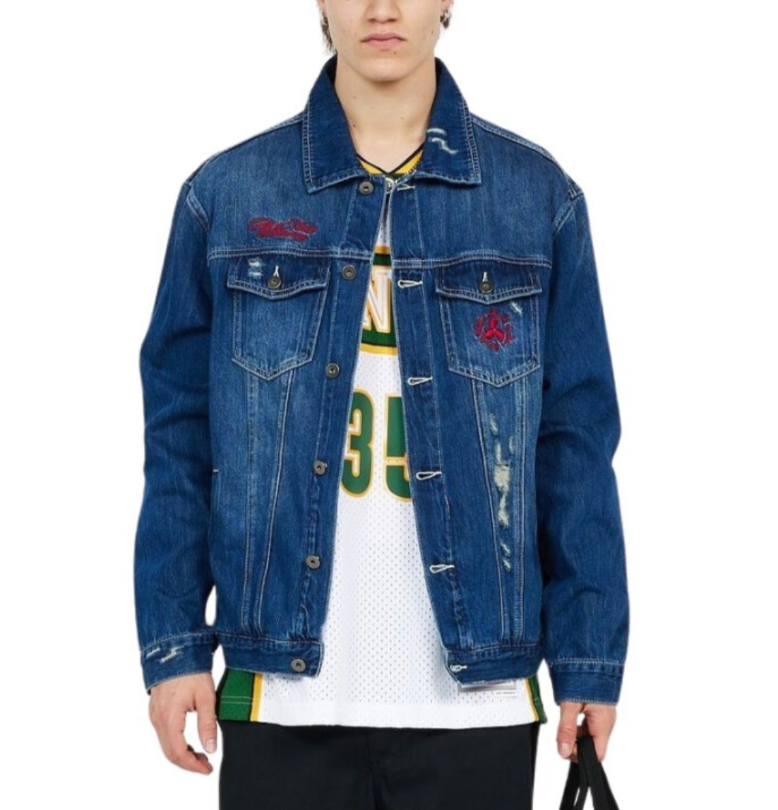 TEALER DENIM JACKET UCHIWA CLAN BLUE