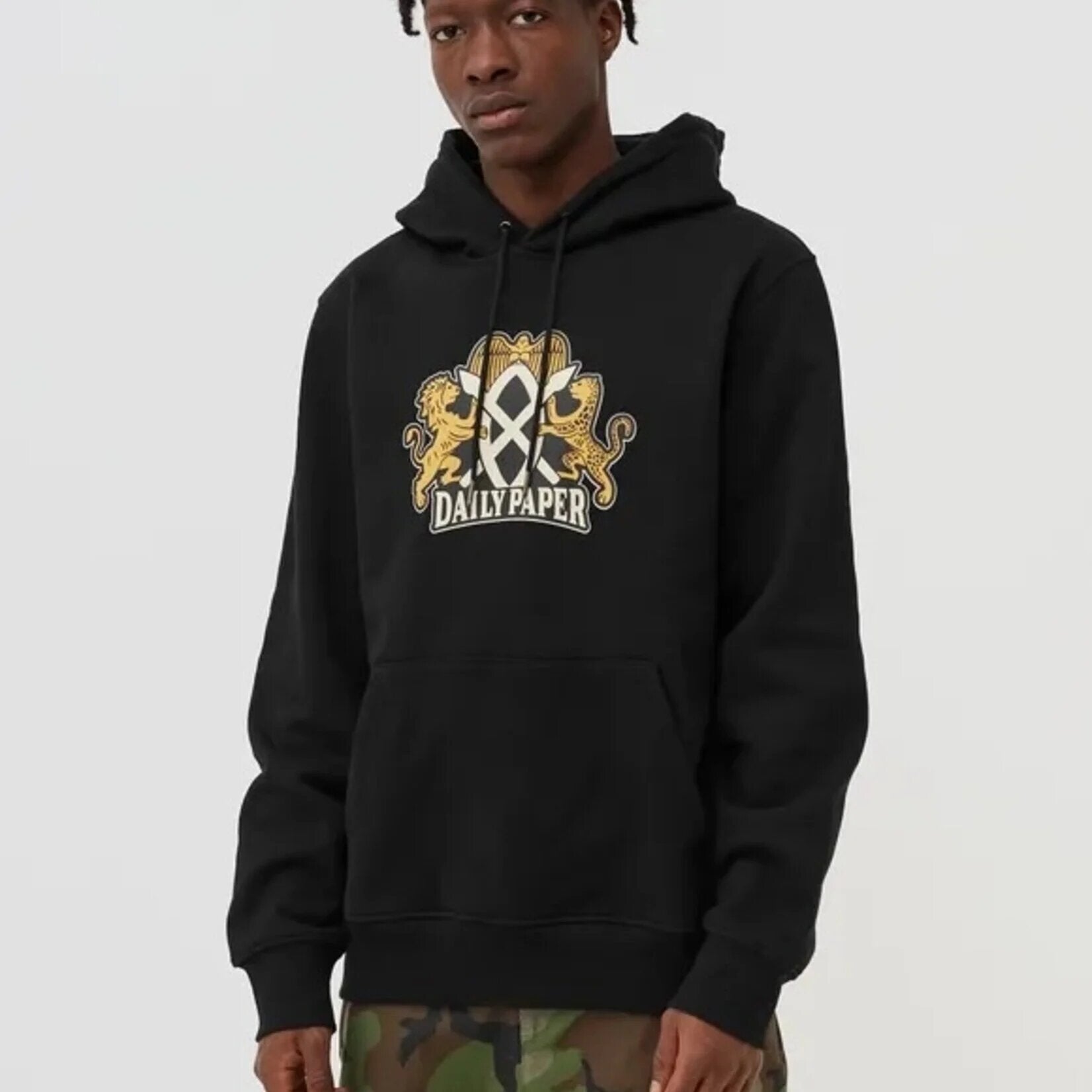 DAILY PAPER NAKATO HOODIE BLACK