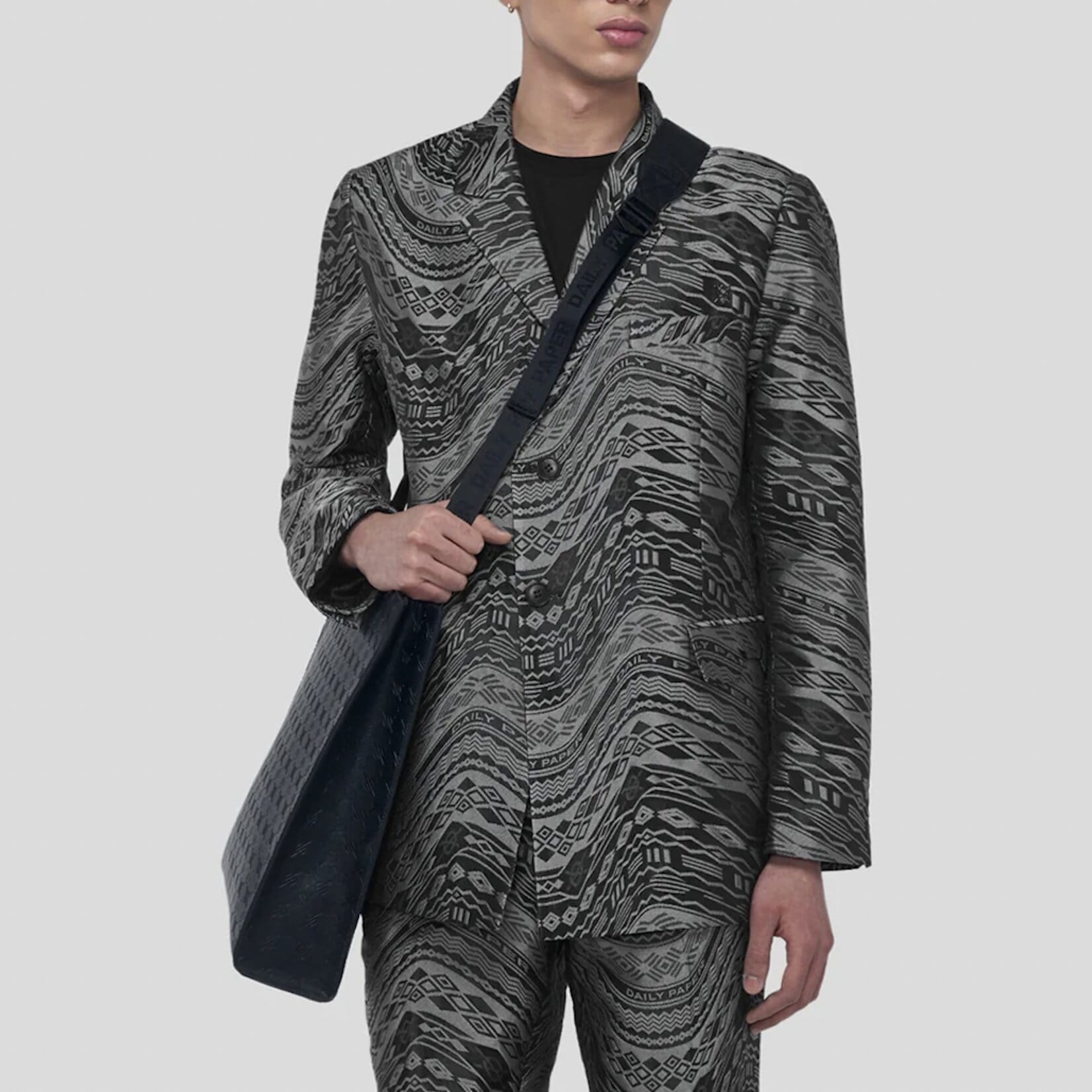 DAILY PAPER PAPU BLAZER BLACK