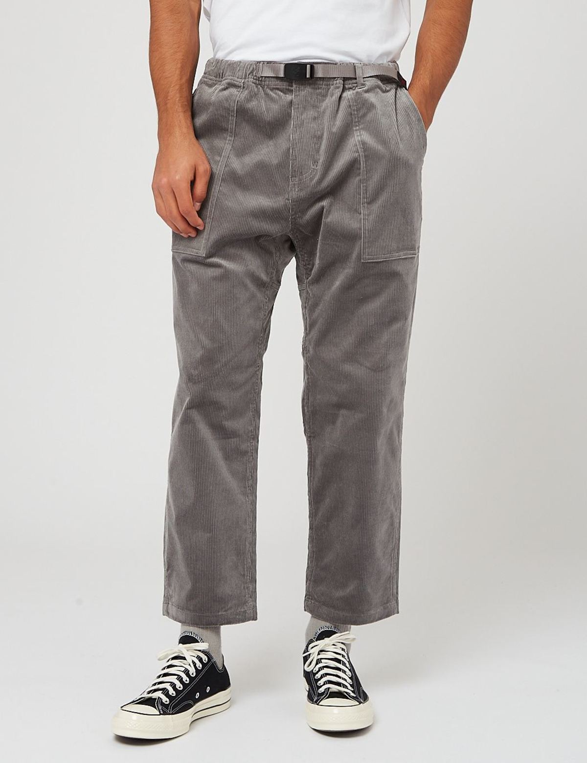 GRAMICCI CORDUROY LOOSE TAPERED PANT GREY