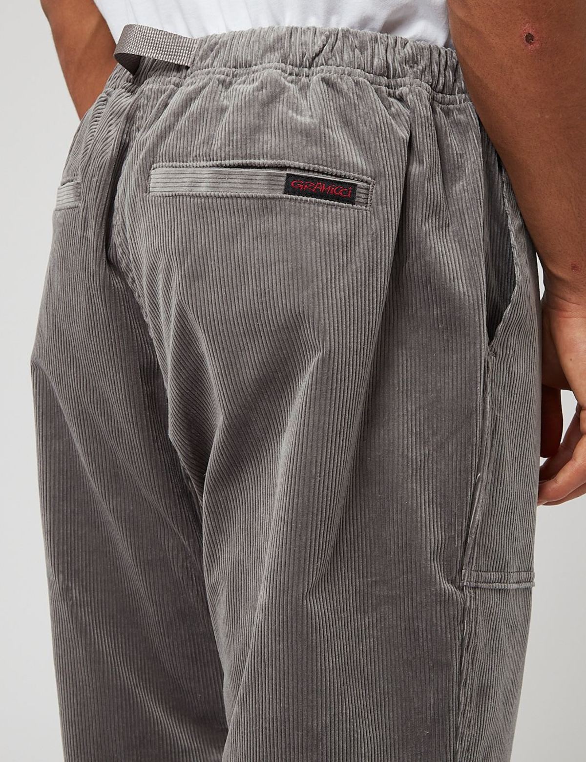 GRAMICCI CORDUROY LOOSE TAPERED PANT GREY