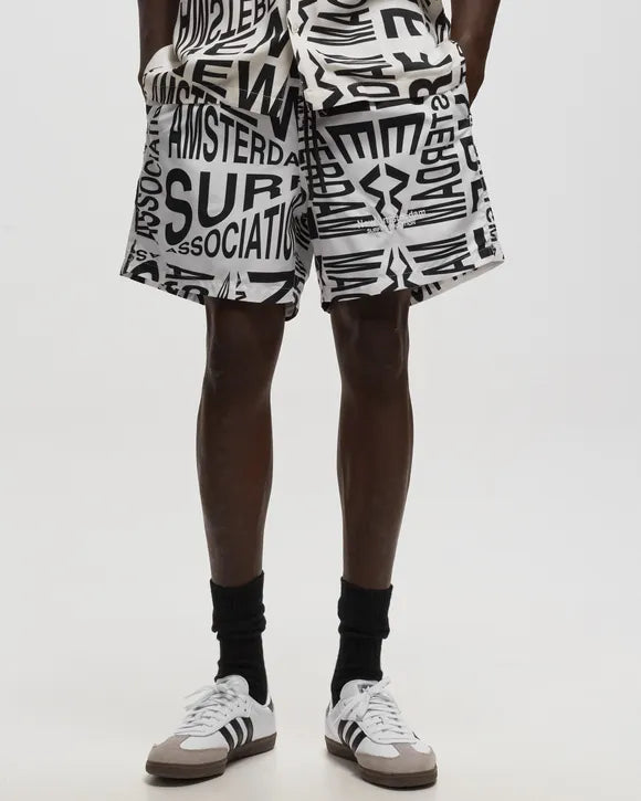 NEW AMSTERDAM LOGO BOARD SHORT AOP
