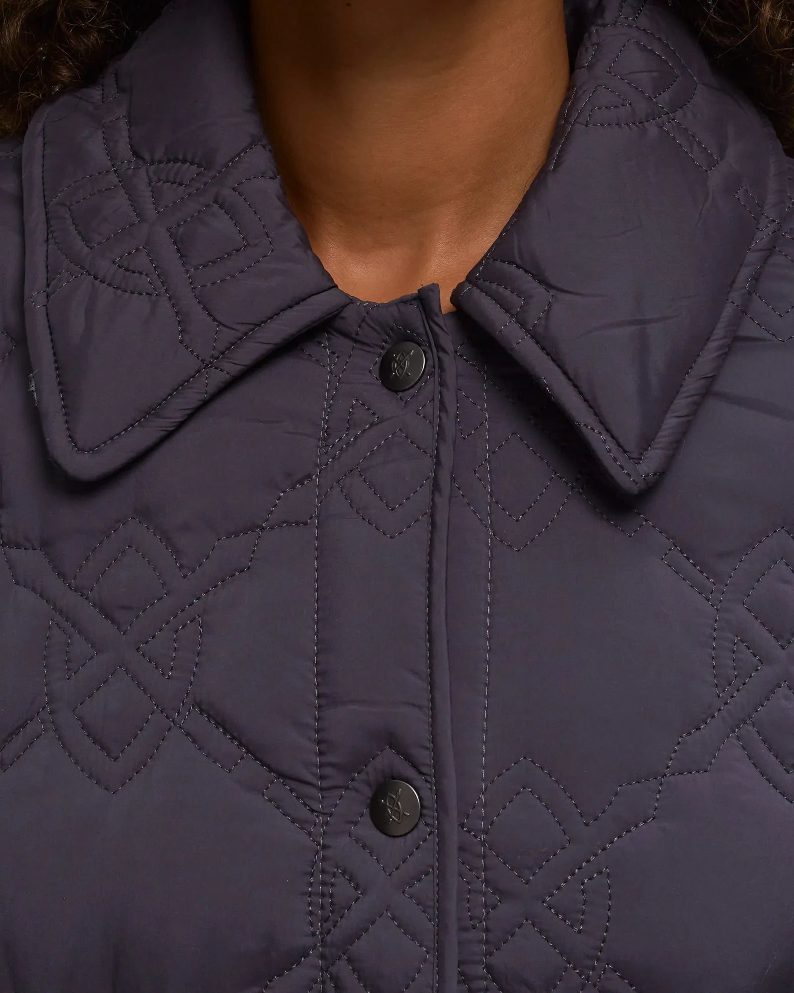 W DAILY PAPER PHILIPA JACKET ODYSSEY BLUE