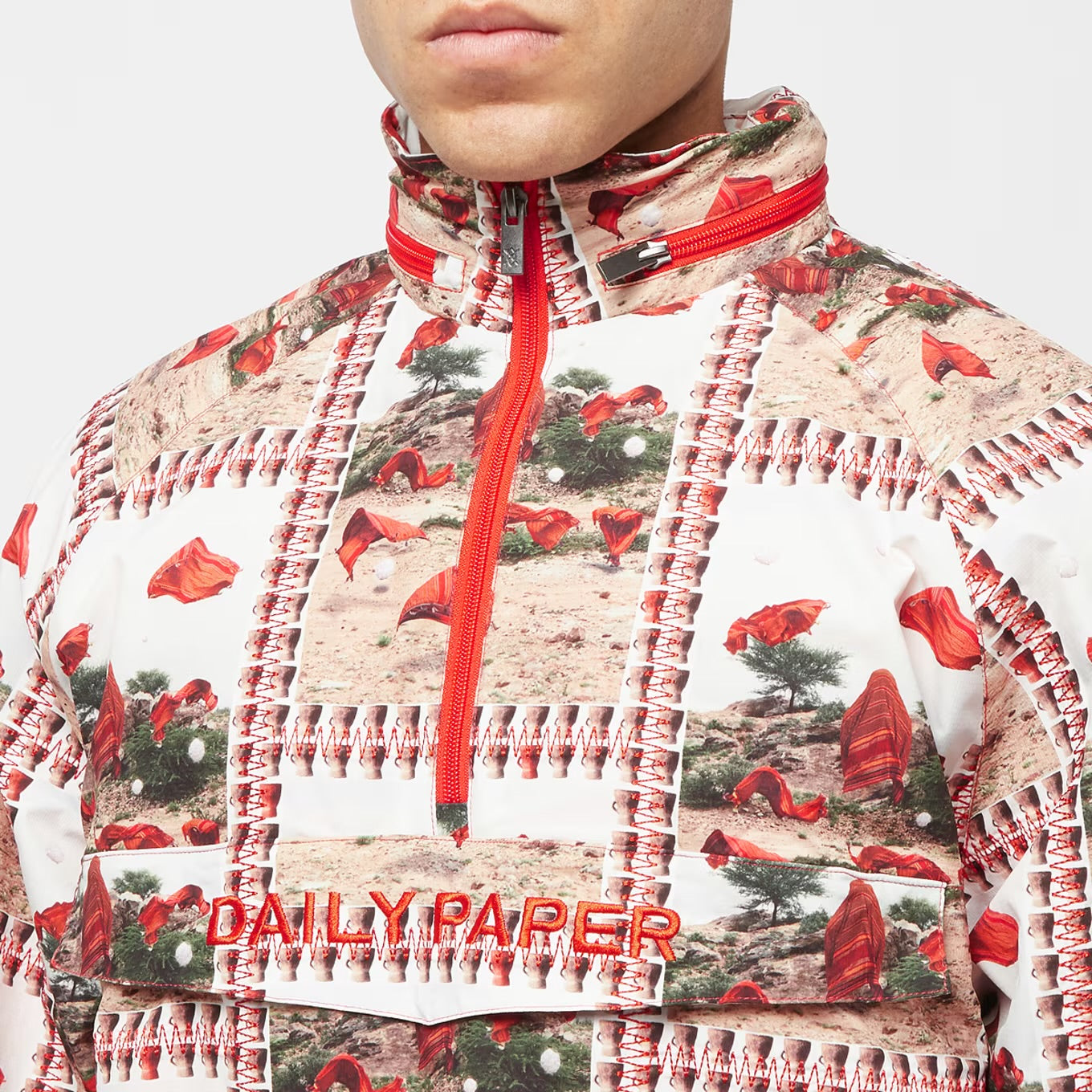 DAILY PAPER RAMSES JACKET WHITE/ MULTI AOP