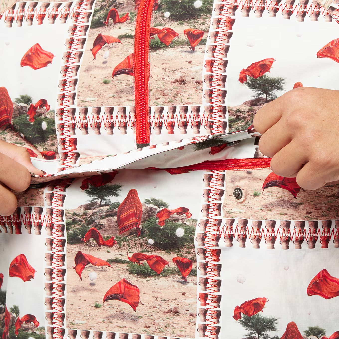 DAILY PAPER RAMSES JACKET WHITE/ MULTI AOP