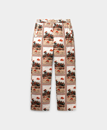 DAILY PAPER RASHID PANTS WHITE/MULTI AOP