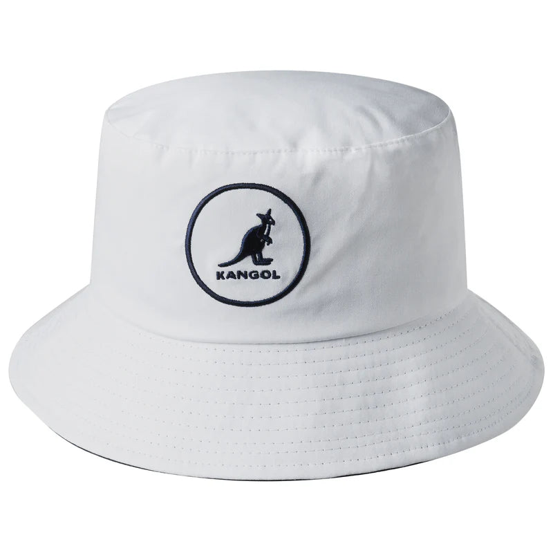 KANGOL COTTON BUCKET WHITE