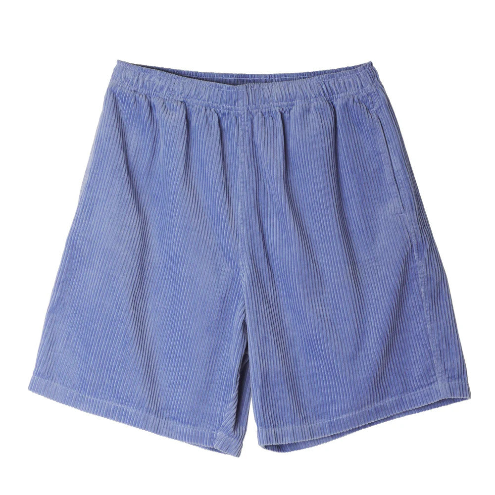 OBEY RELAXED CORDUROY SHORT IRIS FLOWER