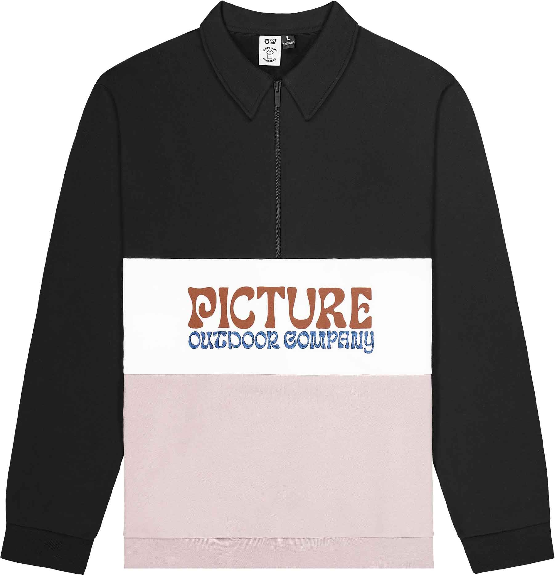 PICTURE CARAWA ZIP SWEATER WOODROSE