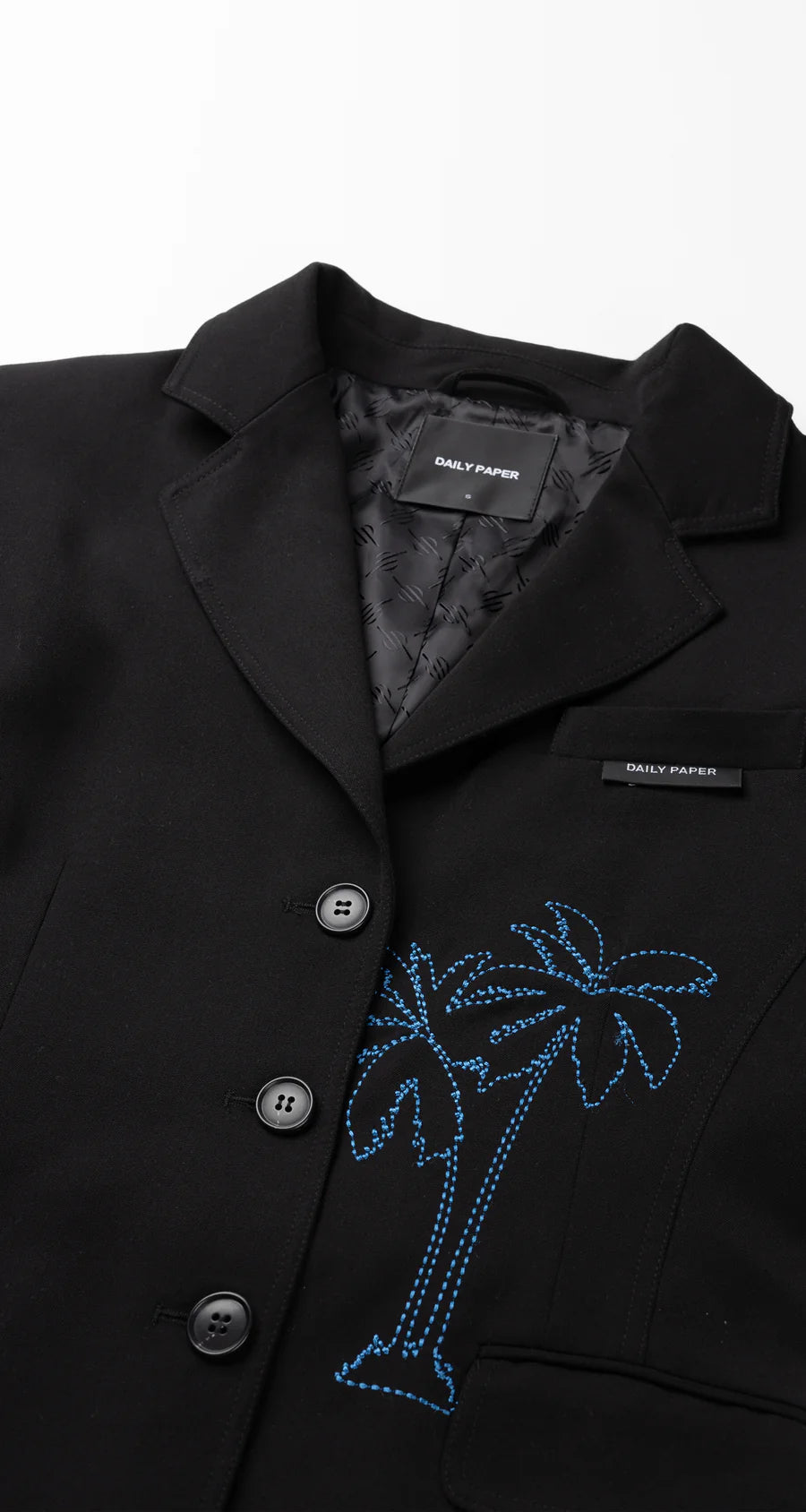 W DAILY PAPER PAMBA BLAZER BLACK