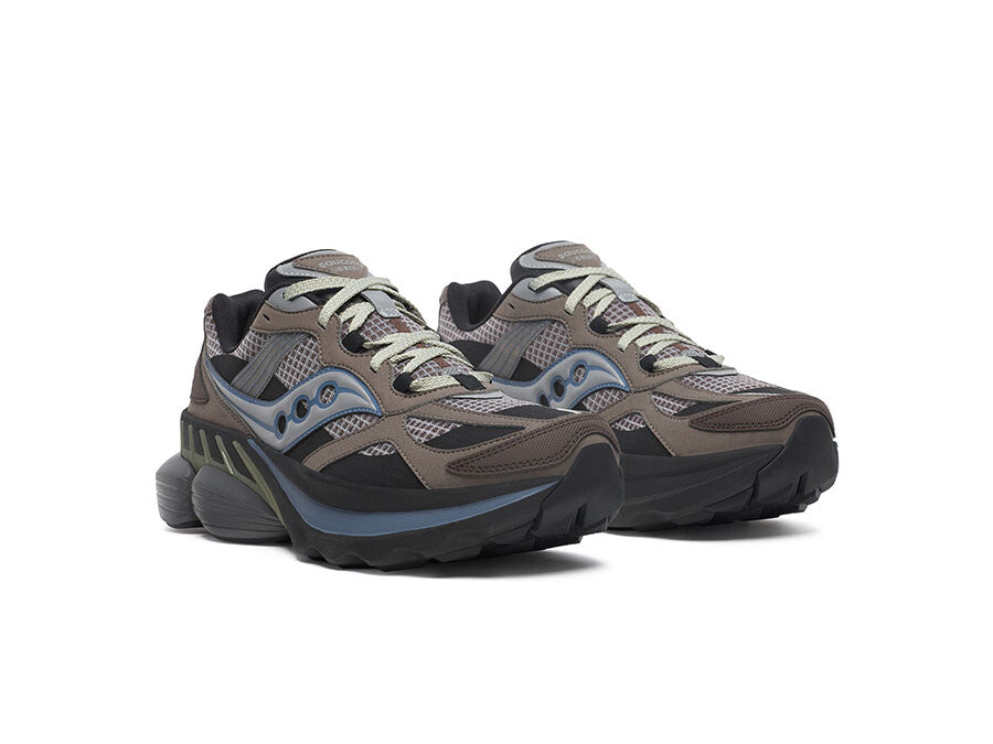 SAUCONY GRID NXT BROWN/SILVER