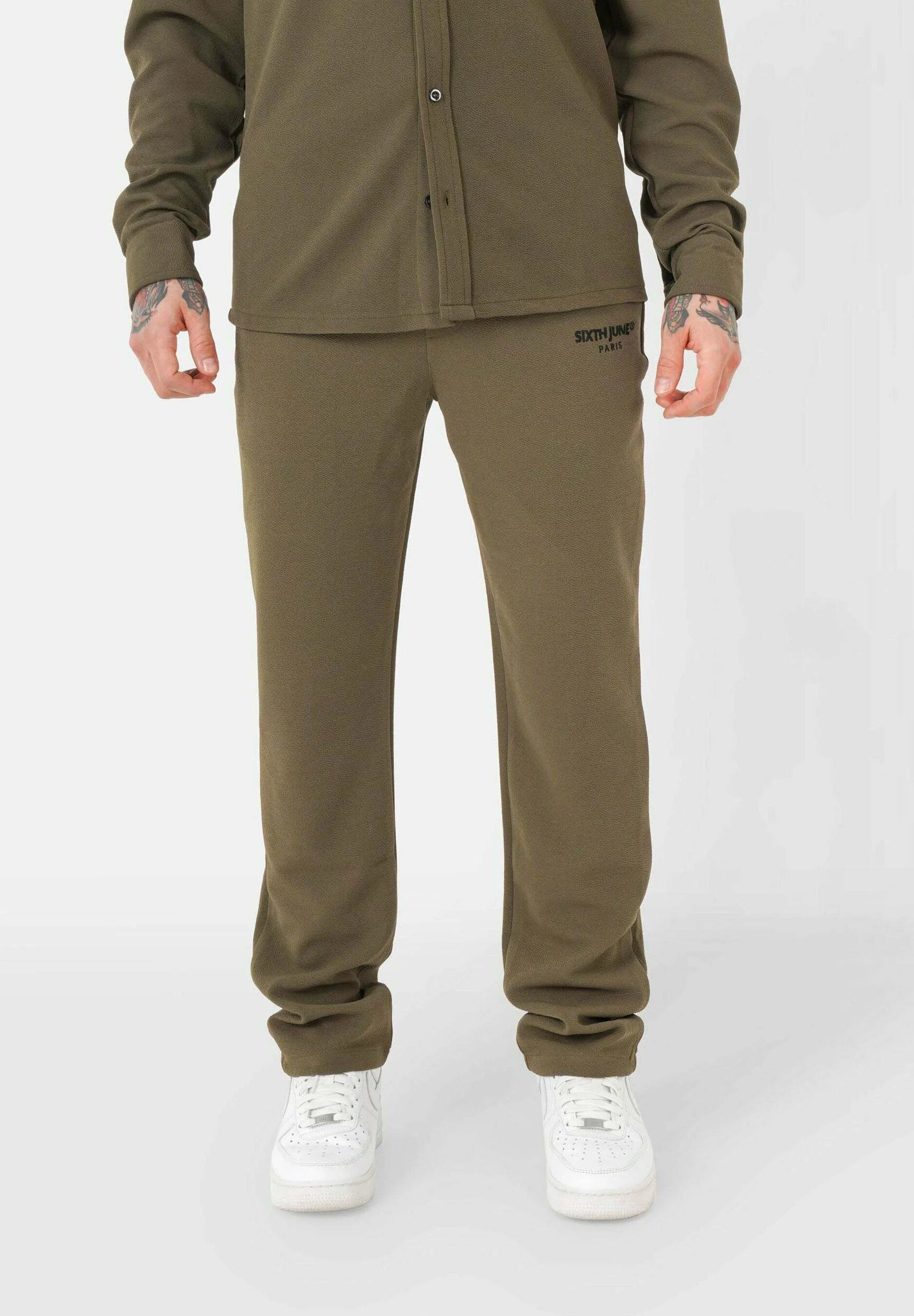 SIXTH JUNE CLASSIC TEXTURED PANTS KHAKI