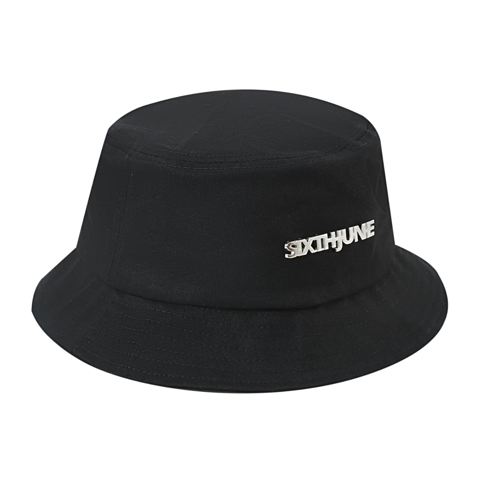 SIXTH JUNE METALIC BUCKET HAT BLACK