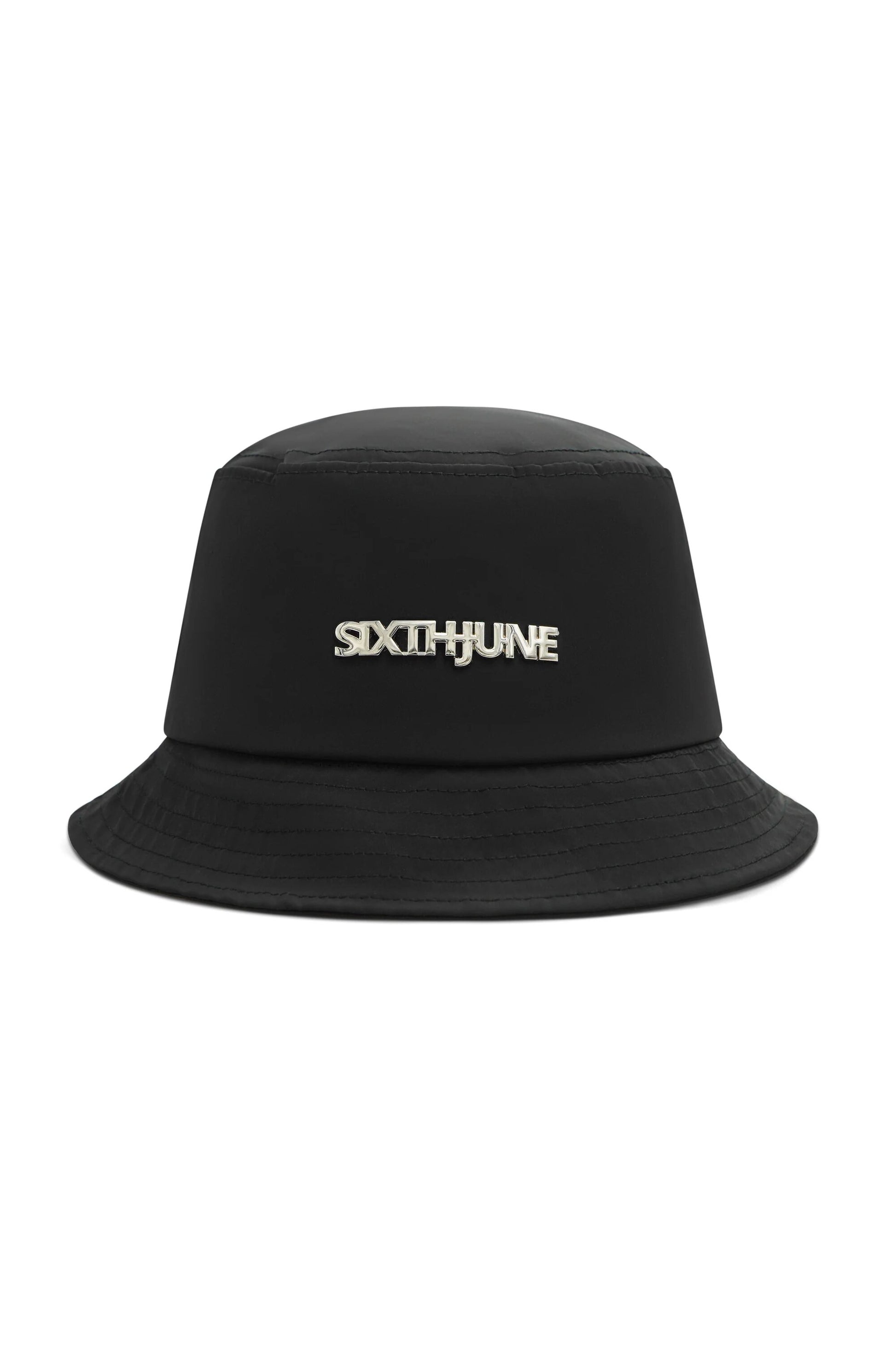 SIXTH JUNE METALIC BUCKET HAT BLACK