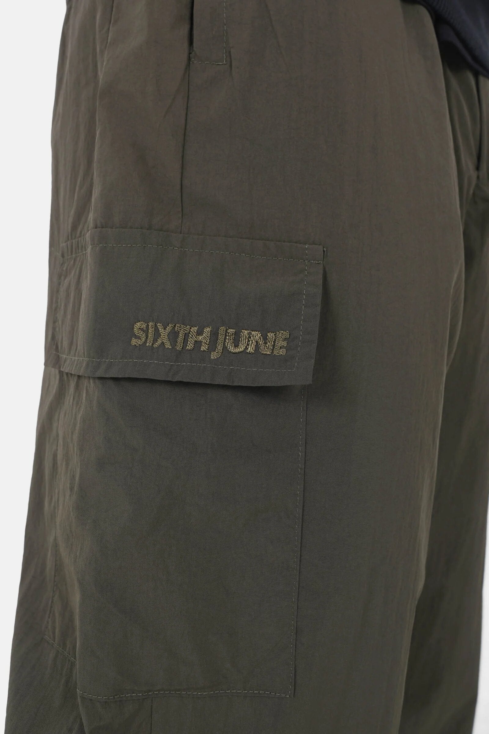SIXTH JUNE NYLON CARGO PANT W BUTTONS KHAKI