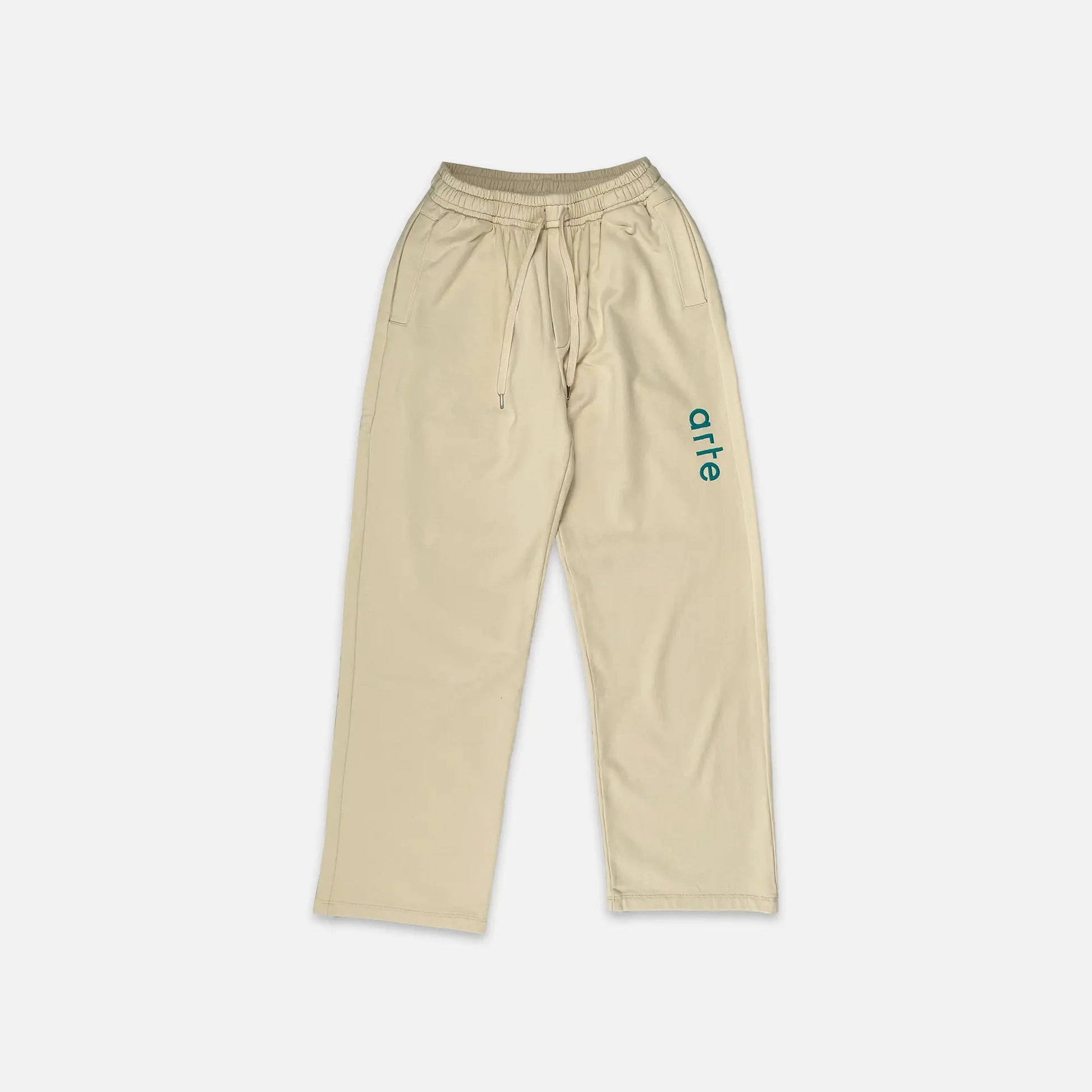 ARTE TRISTAN SIDE LOGO PANTS CREAM