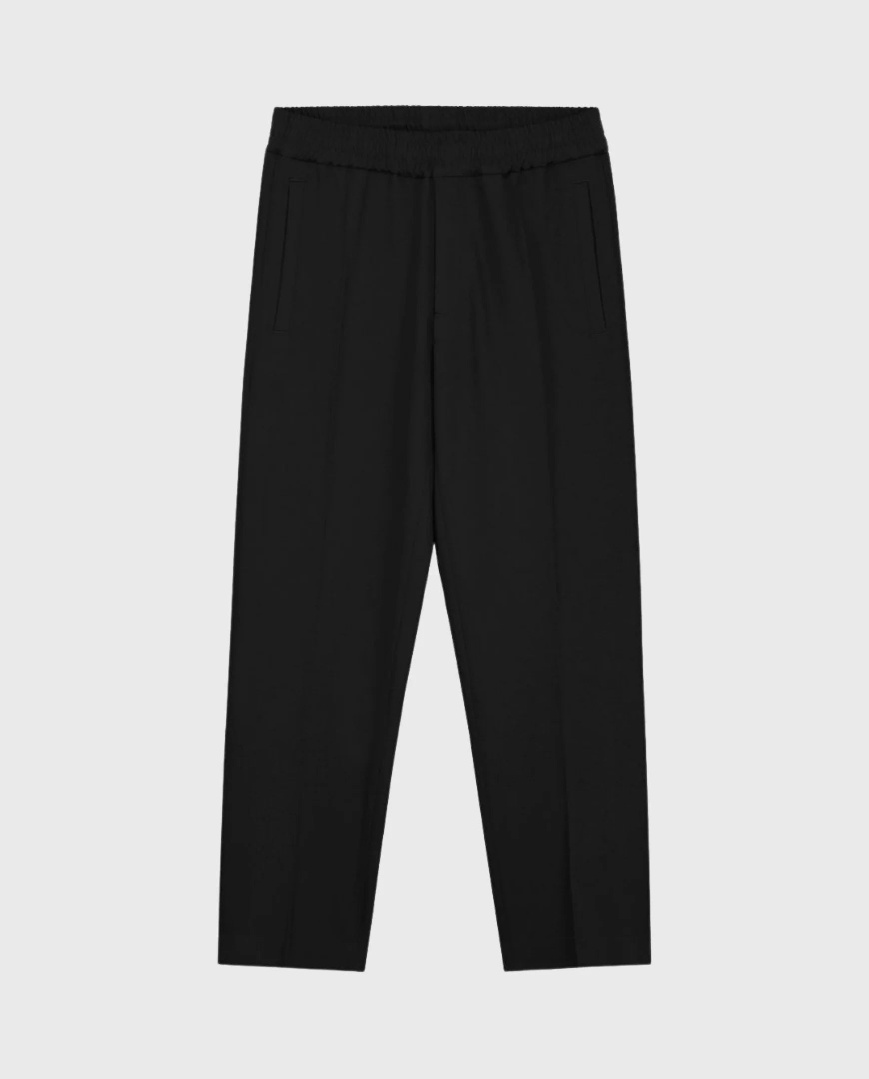 OLAF SLIM ELASTICATED TROUSER PANT BLACK