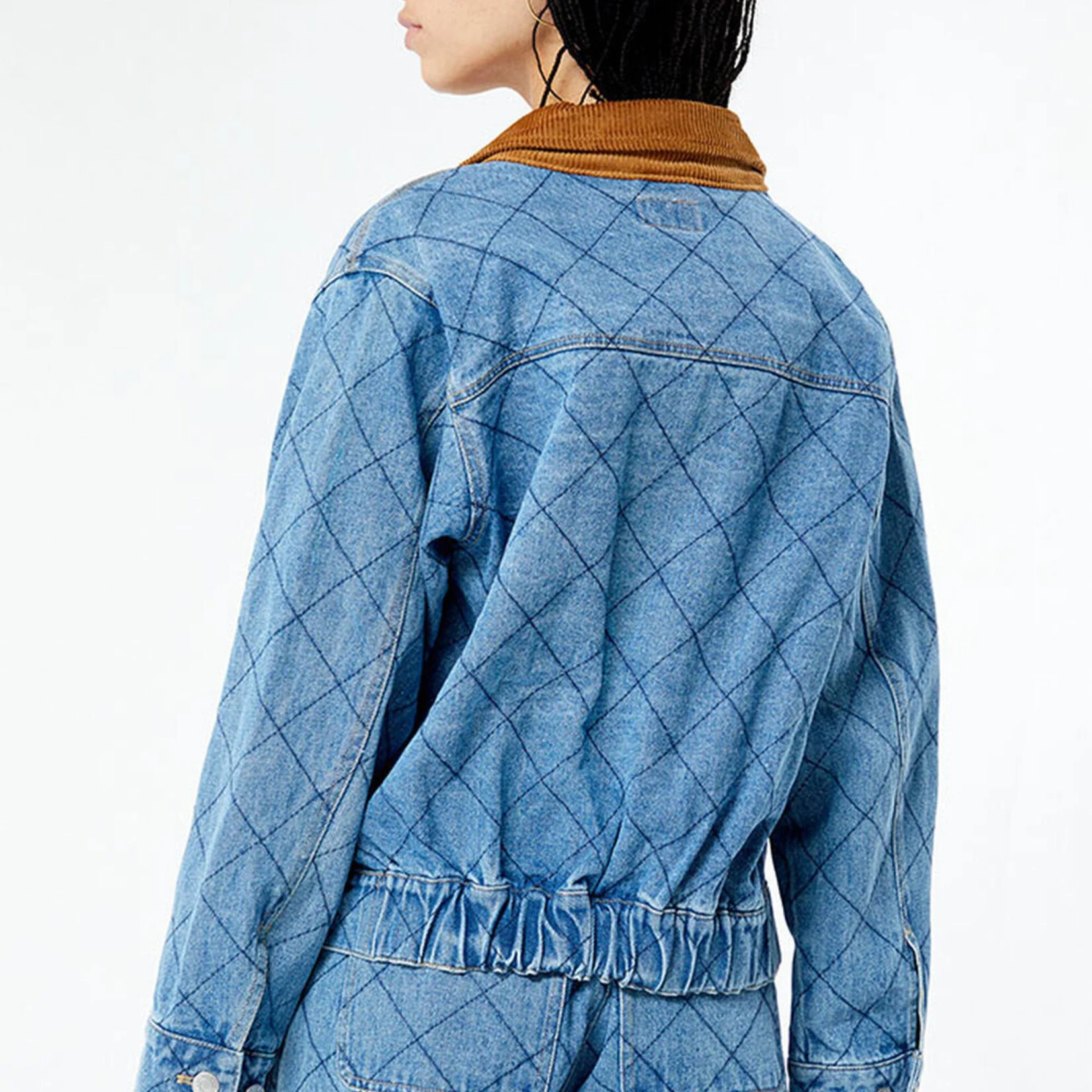 W OBEY ARIANA JACKET LIGHT INDIGO