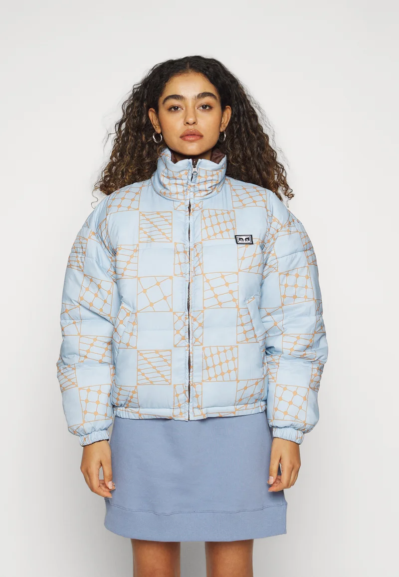 W OBEY RACHEL PUFFER JACKET GOOD GREY