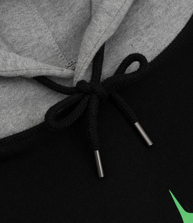 WASTED PARIS HOODIE REDEMPTION ASH GREY BLACK