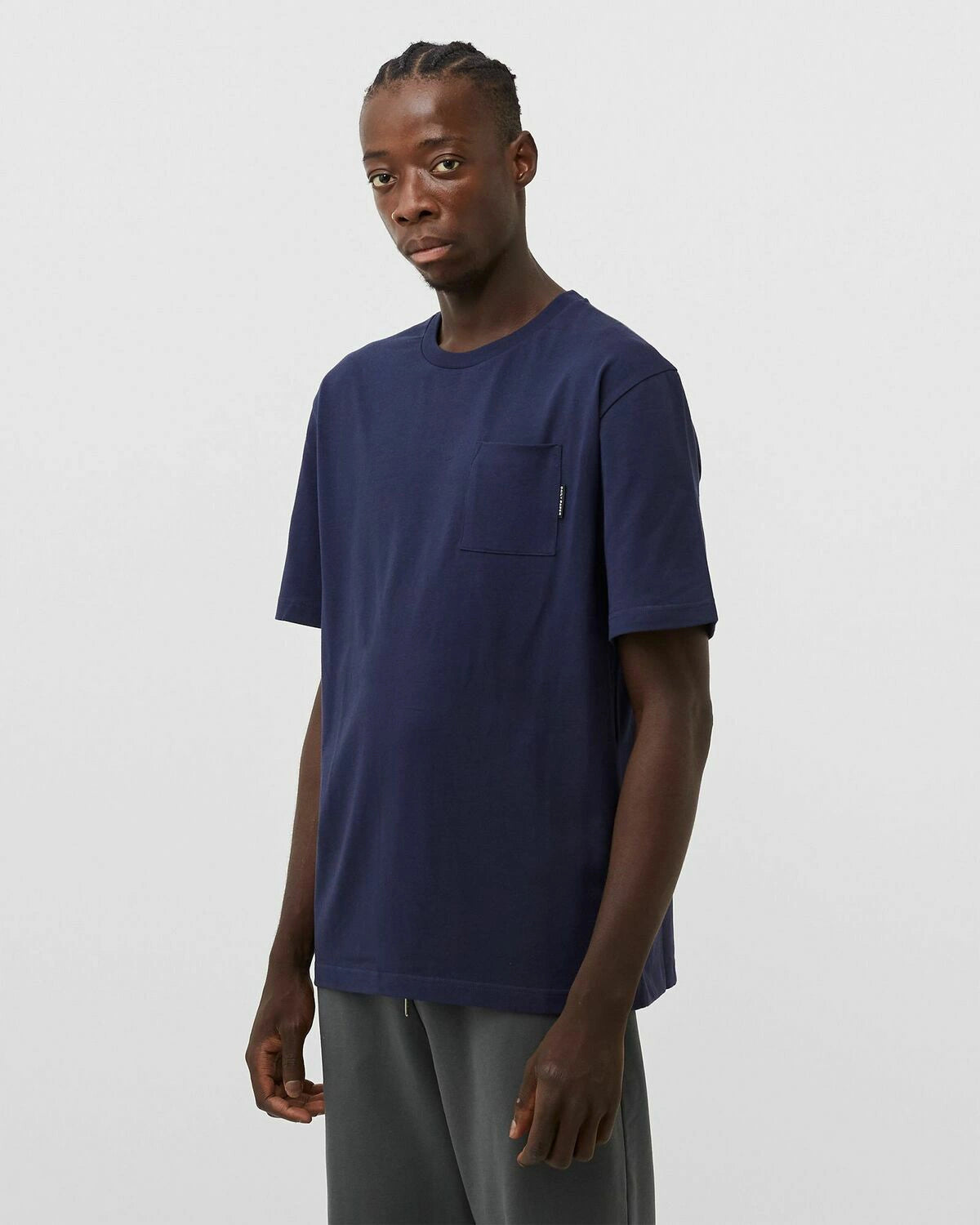 DAILY PAPER NJATA SS T-SHIRT PEACOAT NAVY