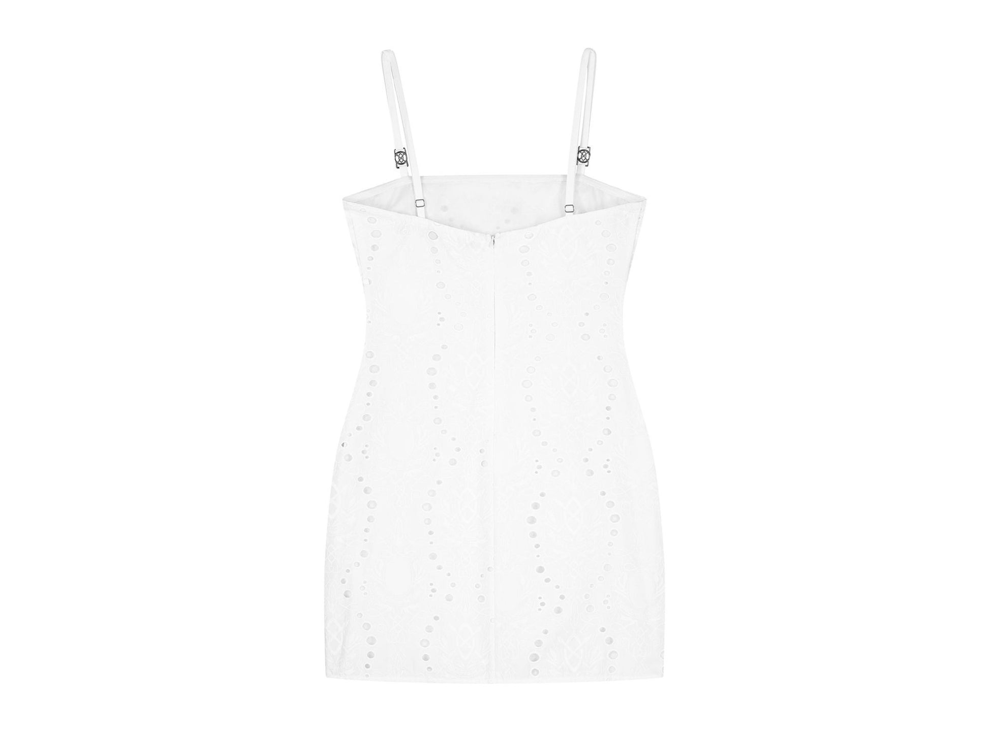 W DAILY PAPER KARA DRESS WHITE