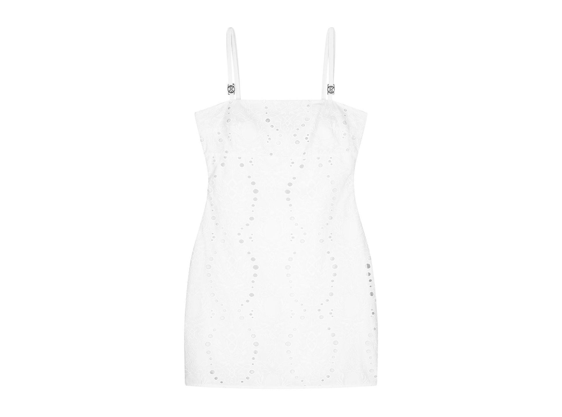 W DAILY PAPER KARA DRESS WHITE